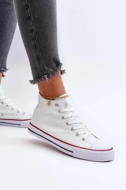 Trampki Damskie Białe Socerio