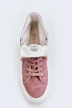 Trampki Damskie Big Star Wysokie Ocieplane Różowe EE274113