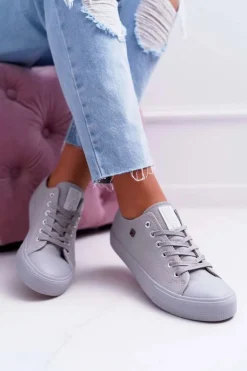 Trampki Damskie Big Star Jasnoszare EE274394