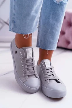 Trampki Damskie Big Star Jasnoszare EE274394