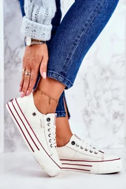 Trampki Damskie Big Star Białe GG274140