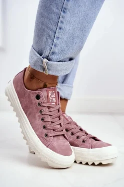 Trampki Damskie Big Star Różowe GG274111
