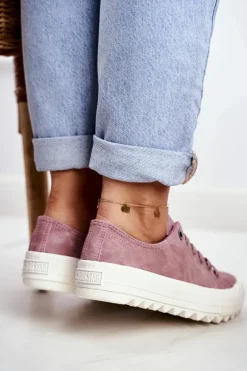 Trampki Damskie Big Star Różowe GG274111