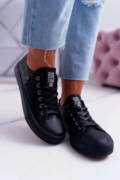 Trampki Damskie Big Star Czarne EE274384