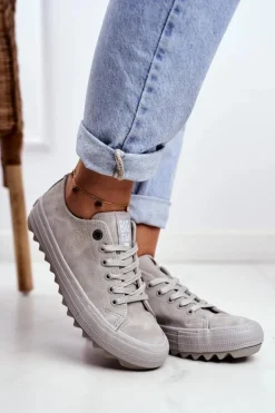 Trampki Damskie Big Star Szare GG274075