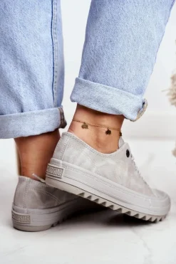 Trampki Damskie Big Star Szare GG274075