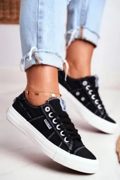 Trampki Damskie Big Star Czarne DD274446