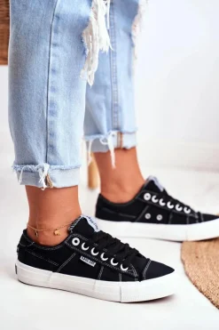 Trampki Damskie Big Star Czarne DD274446