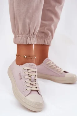 Trampki Damskie Big Star RR274732 Jasnoróżowe