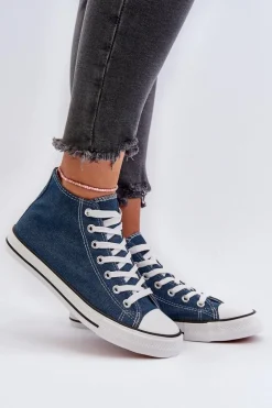 Trampki Damskie Jeansowe Socerio