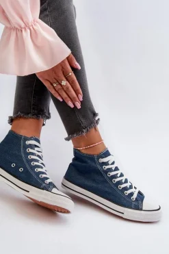 Trampki Damskie Jeansowe Socerio