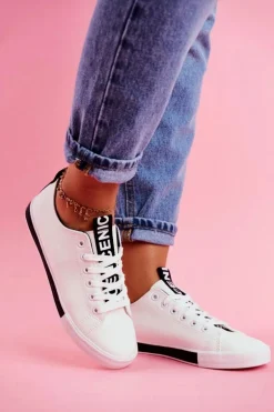 Trampki Damskie Klasyczne Czarne Ville