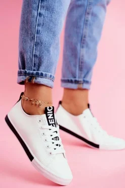 Trampki Damskie Klasyczne Czarne Ville