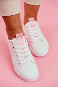 Trampki Damskie Klasyczne Różowe Ville