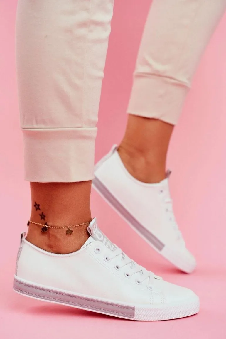 Trampki Damskie Klasyczne Szare Ville