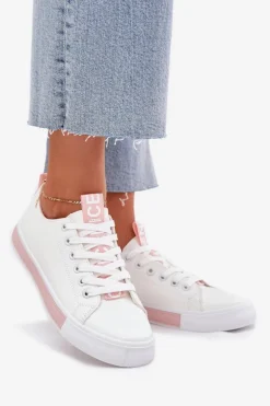 Trampki Damskie Klasyczne Różowe Ville