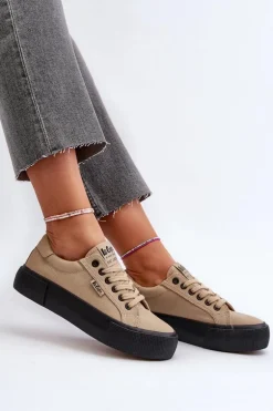 Trampki Damskie Lee Cooper LCW-24-31-2721 Beżowe