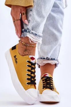 Trampki Damskie Lee Cooper LCW-23-44-1649L Żółte