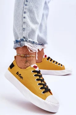 Trampki Damskie Lee Cooper LCW-23-44-1649L Żółte