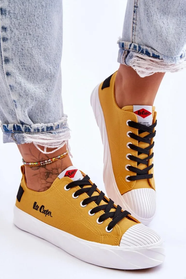 Trampki Damskie Lee Cooper LCW-23-44-1649L Żółte