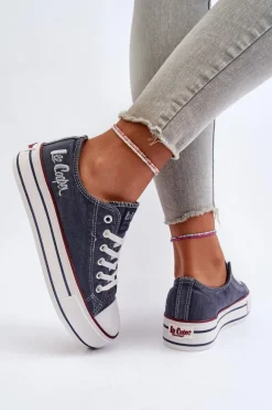 Trampki Damskie Na Grubej Podeszwie Lee Cooper LCW-24-31-2220 Granatowe