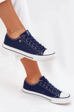 Trampki Damskie Niskie Big Star DD274A235 Granatowe