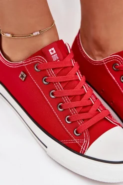 Trampki Damskie Niskie Big Star DD274A234 Czerwone