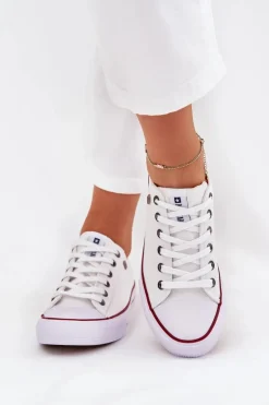 Trampki Damskie Niskie Big Star DD274A232 Białe