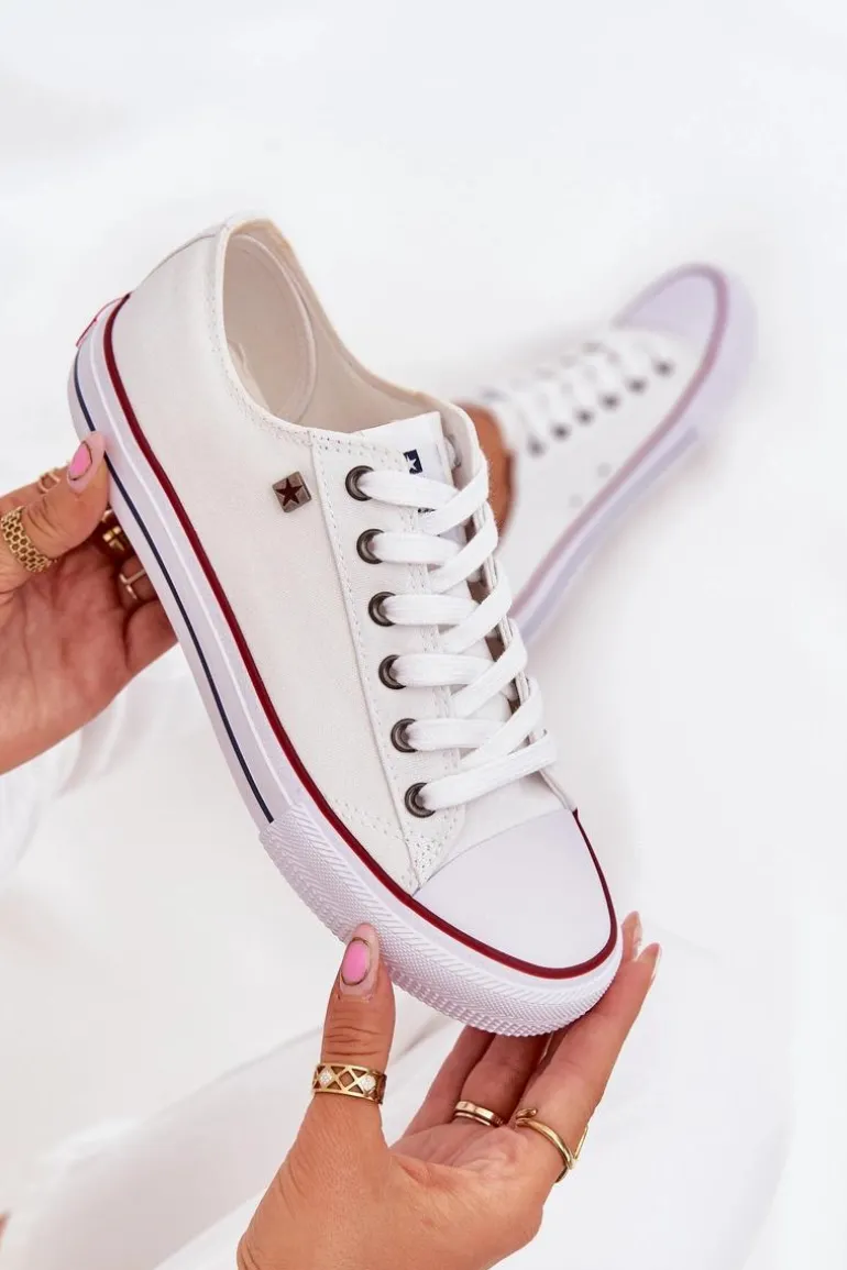 Trampki Damskie Niskie Big Star DD274A232 Białe