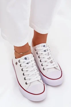 Trampki Damskie Niskie Big Star DD274A232 Białe