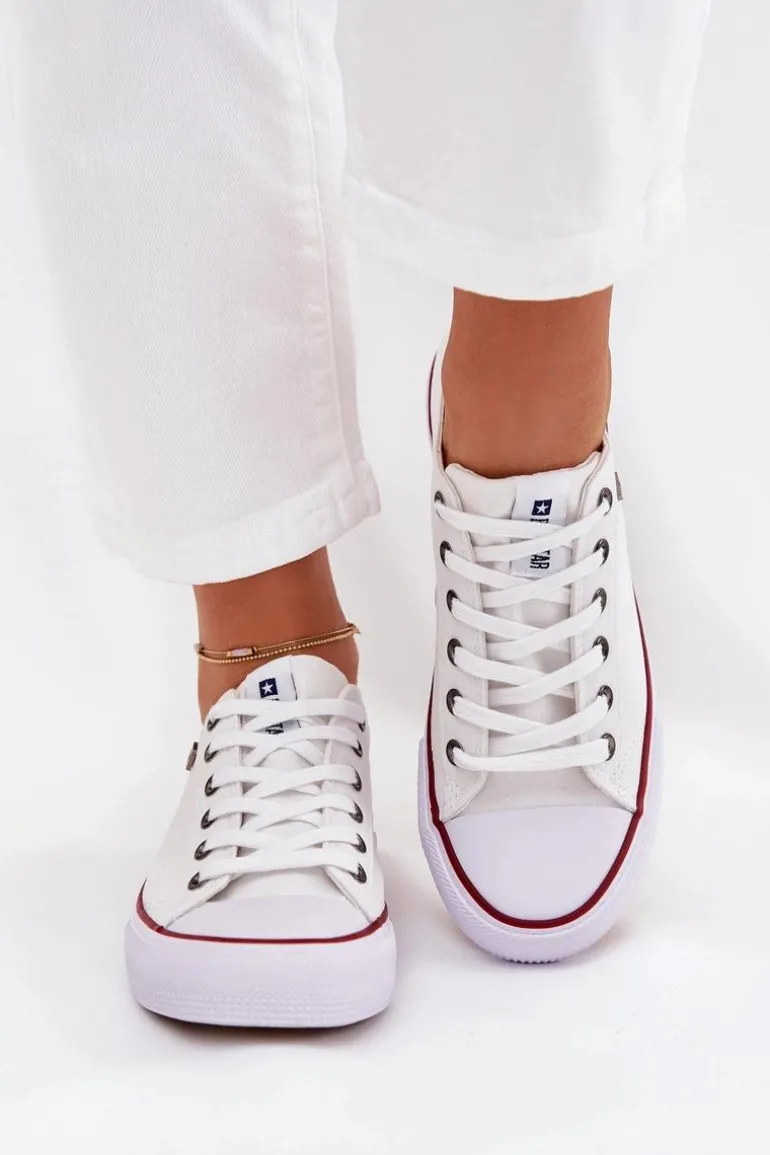 Trampki Damskie Niskie Big Star DD274A232 Białe