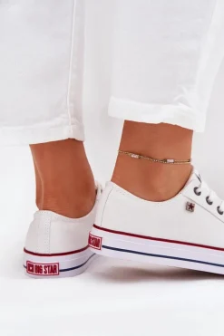 Trampki Damskie Niskie Big Star DD274A232 Białe