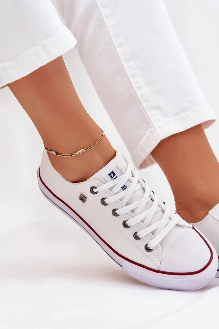 Trampki Damskie Niskie Big Star DD274A232 Białe