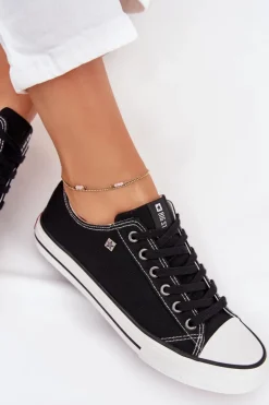 Trampki Damskie Niskie Big Star DD274A236 Czarne