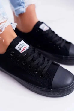 Trampki Damskie Niskie Smith's Czarne