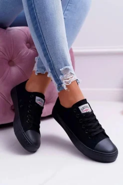 Trampki Damskie Niskie Smith's Czarne