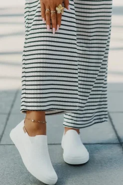 Trampki Damskie Slip-On Big Star RR274717 Białe