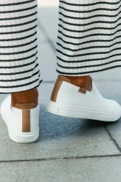 Trampki Damskie Slip-On Big Star RR274717 Białe