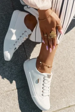 Trampki Damskie Z Eko Skóry Big Star RR274748 Białe