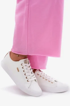 Trampki Damskie Z Eko Skóry Big Star RR274748 Białe