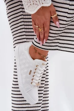 Trampki Damskie Z Eko Skóry Big Star RR274322 Białe