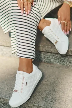 Trampki Damskie Z Eko Skóry Big Star RR274322 Białe