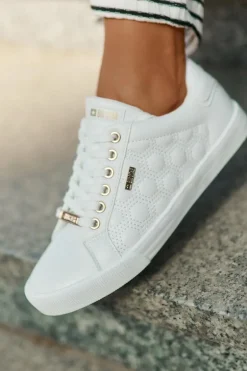 Trampki Damskie Z Eko Skóry Big Star RR274322 Białe