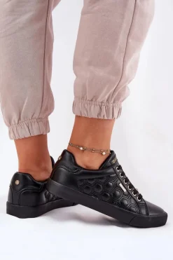 Trampki Damskie Z Eko Skóry Big Star RR274323 Czarne