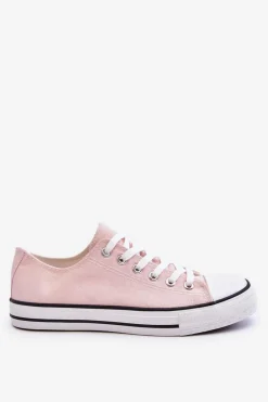 Trampki Klasyczne Niskie Damskie Jasnoróżowe Vegas