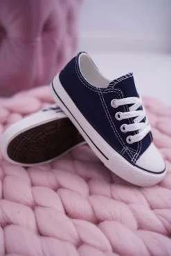 Trampki Młodzieżowe Buty Granatowe Filemon