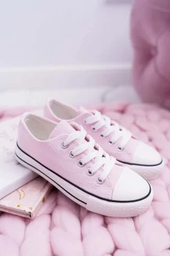 Trampki Młodzieżowe Buty Różowe Filemon
