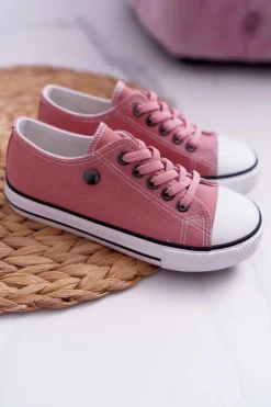 Trampki Młodzieżowe Damskie Buty Różowe Justika