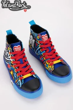 Trampki Pol'and'Rock Festival X Big Star SS174500 Niebieskie