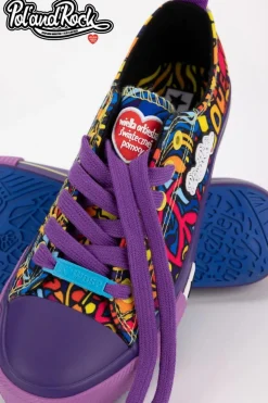 Trampki Pol'and'Rock Festival X Big Star SS274905 Fioletowe